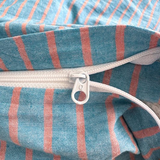 Washed Cotton Striped Bedding Set