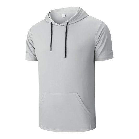 Men's Quick-Dry Hooded Ice-Silk Tank Top