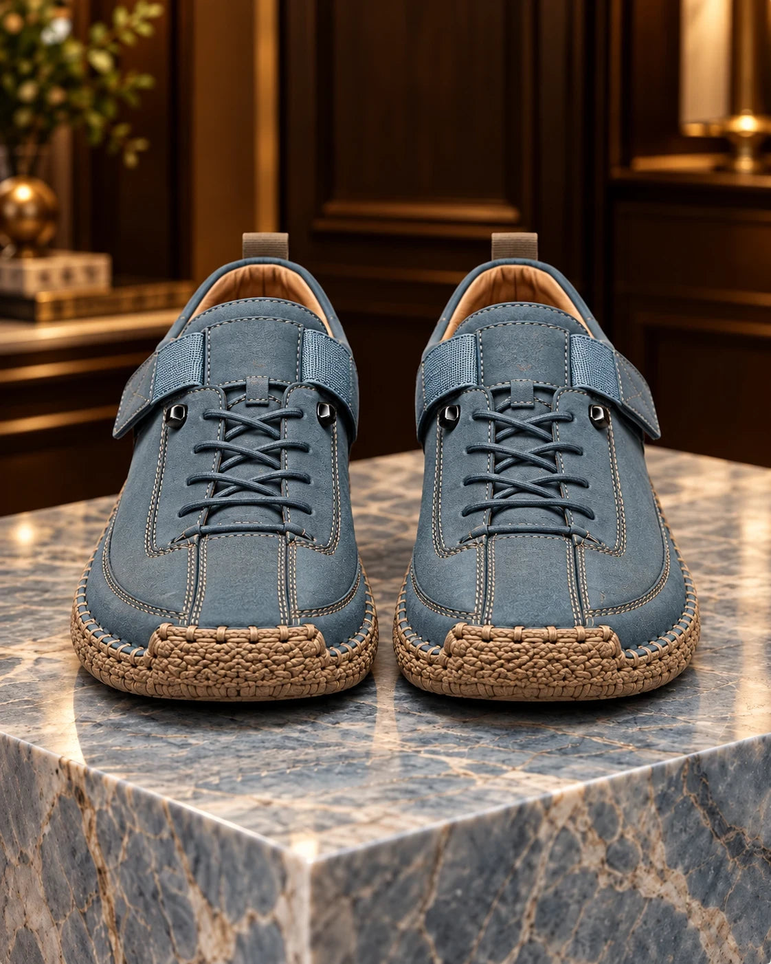 Men's Handmade Stitched Flat Shoes
