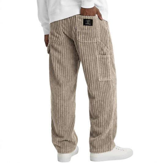 Men's Corduroy Straight-Fit Casual Pants