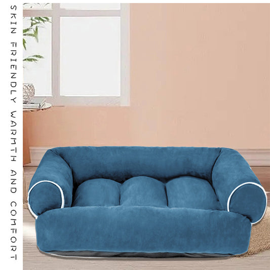 Deerskin Velvet Pet Dog Sofa Bed