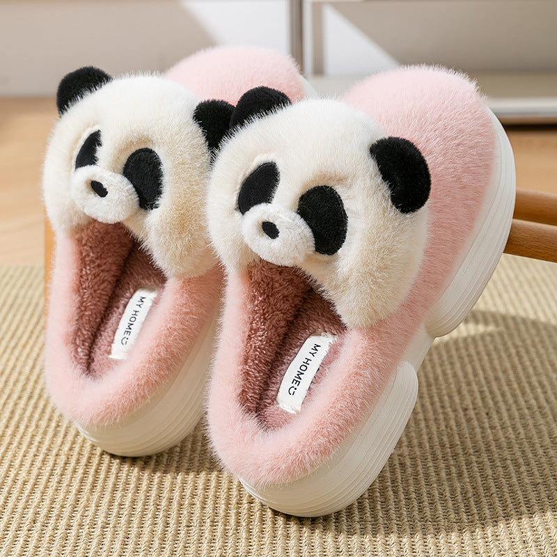 Cartoon Plush House Slippers