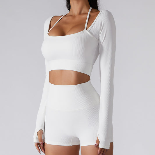 Halterneck Long Sleeve Activewear Set