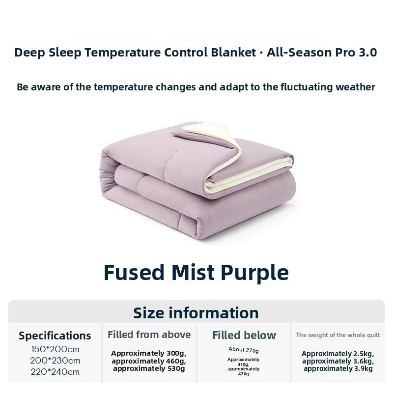 All-Season Temperature Regulating Quilt