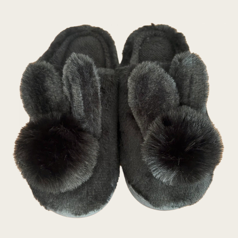 Thick-Soled Fluffy Winter Home Slippers