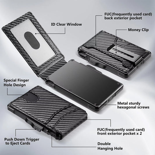 Carbon Fiber RFID-Blocking Wallet