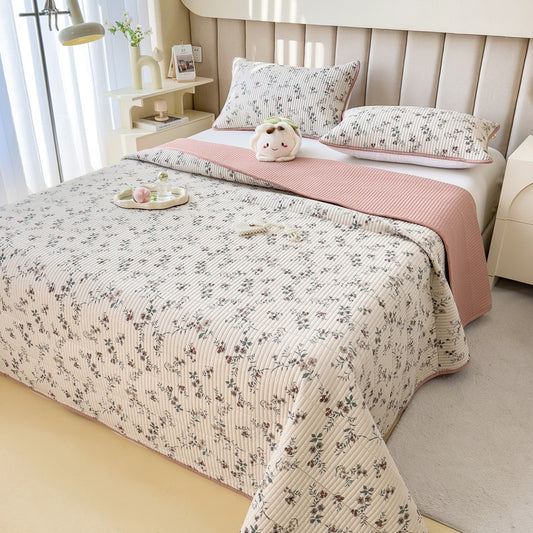 Quilted Cotton Anti-Slip Bed Cover