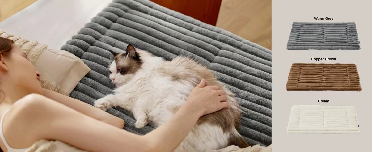 Plush Rabbit Fur Pet Cushion