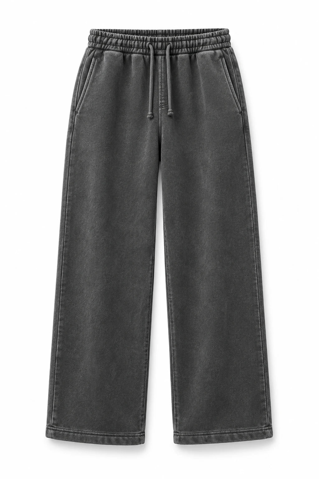 Men's Retro Fleece-Lined Hoodie and Sweatpants Set