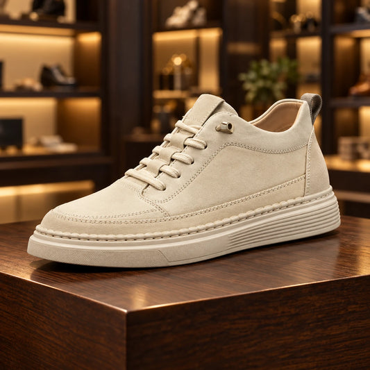 Men's Retro Mid-Top Height-Increasing Sneakers