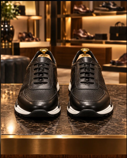 Men's Breathable Business Casual Leather Shoes