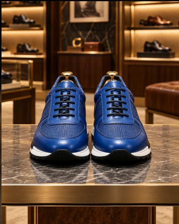 Men's Breathable Business Casual Leather Shoes