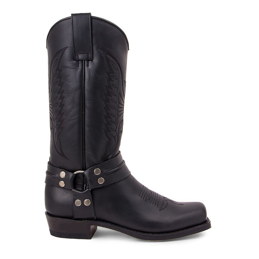 Men's Studded Suede Knight Boots