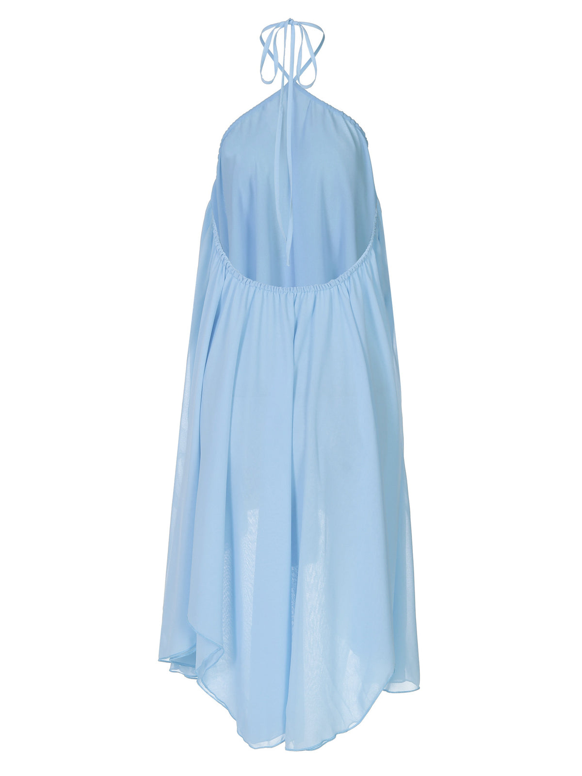 Women's Backless Lace-Up Halter Dress