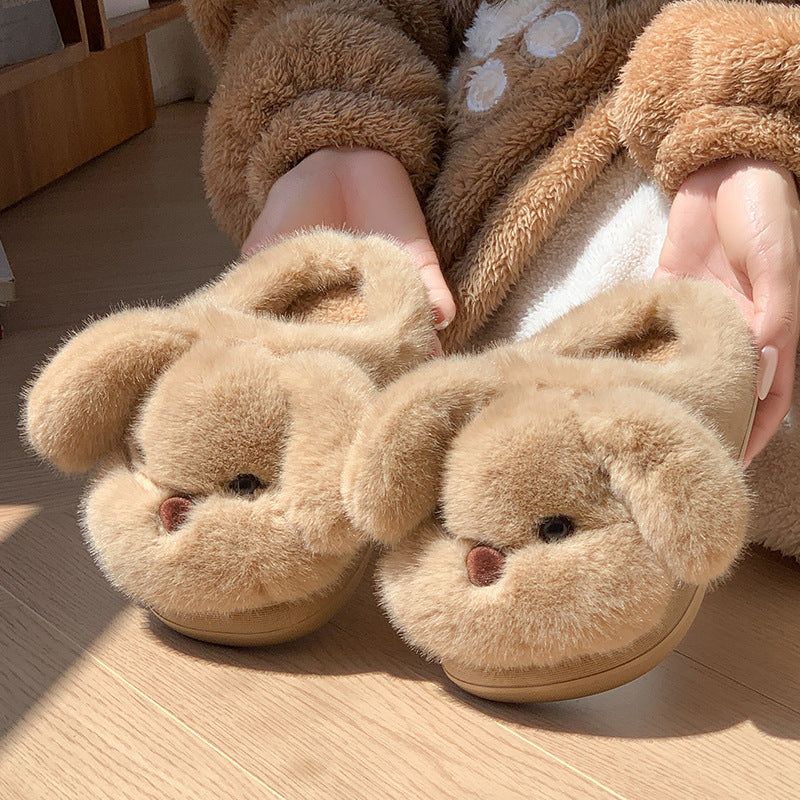 Cartoon Plush House Slippers