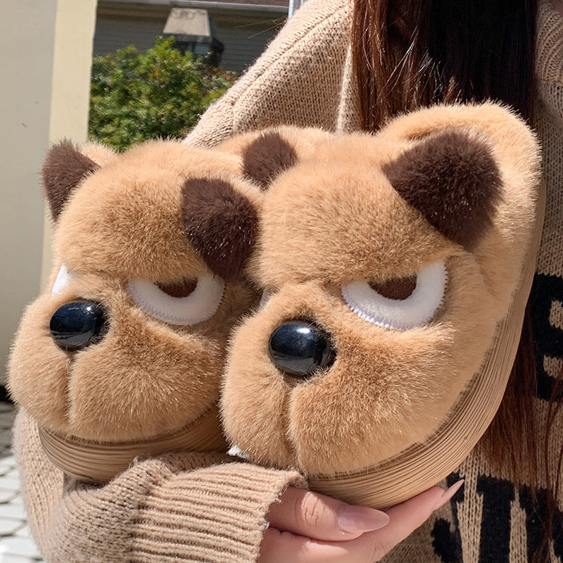 Cartoon Plush House Slippers