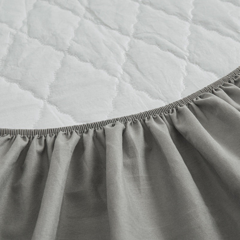 Waterproof Quilted Mattress Cover with Cotton Lining