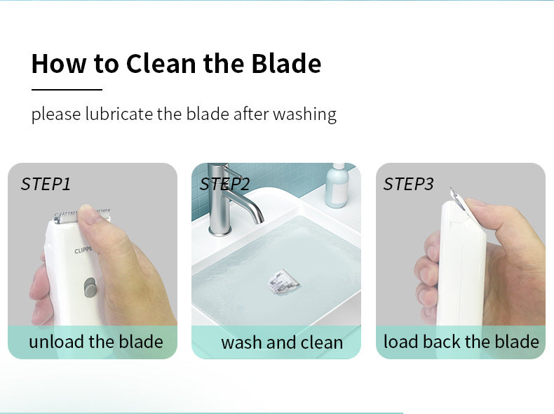 Rechargeable Waterproof Pet Hair Trimmer