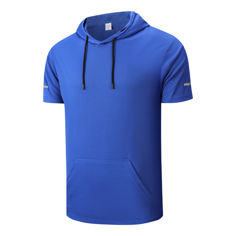 Men's Quick-Dry Hooded Ice-Silk Tank Top