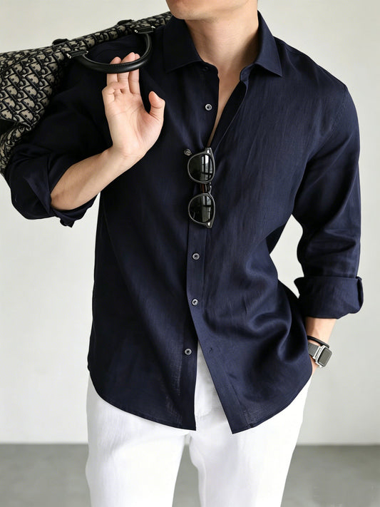 Men's Italian Linen Shirt
