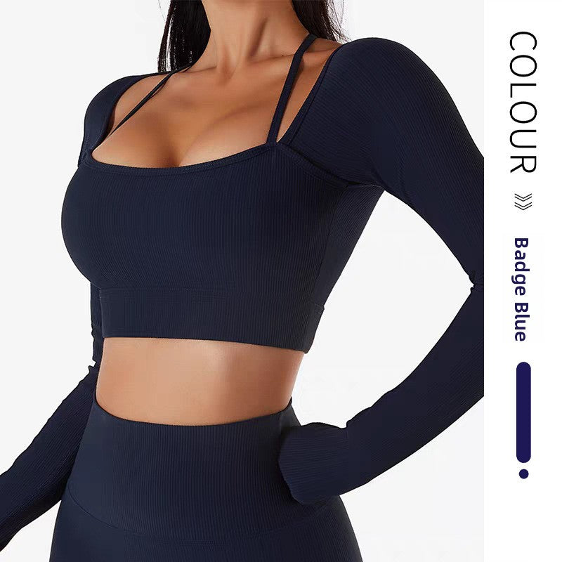 Halterneck Long Sleeve Activewear Set