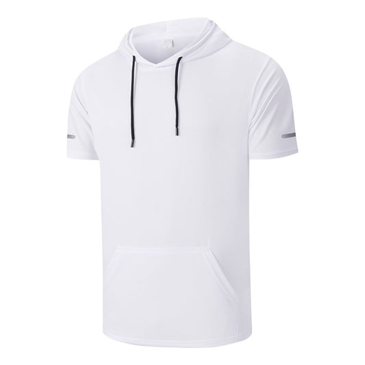 Men's Quick-Dry Hooded Ice-Silk Tank Top