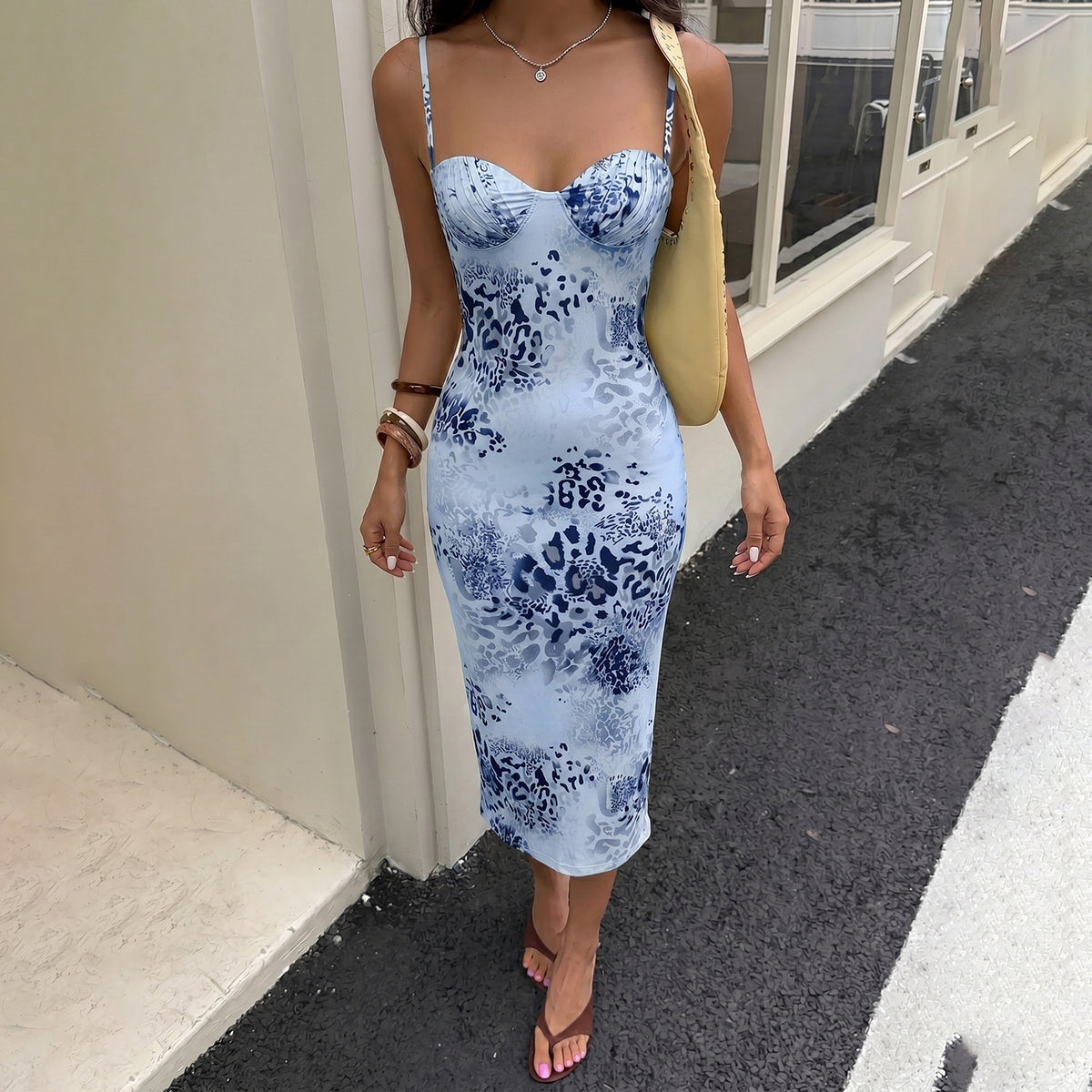 Women's Spaghetti Strap Slip Dress