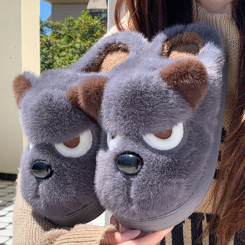 Cartoon Plush House Slippers