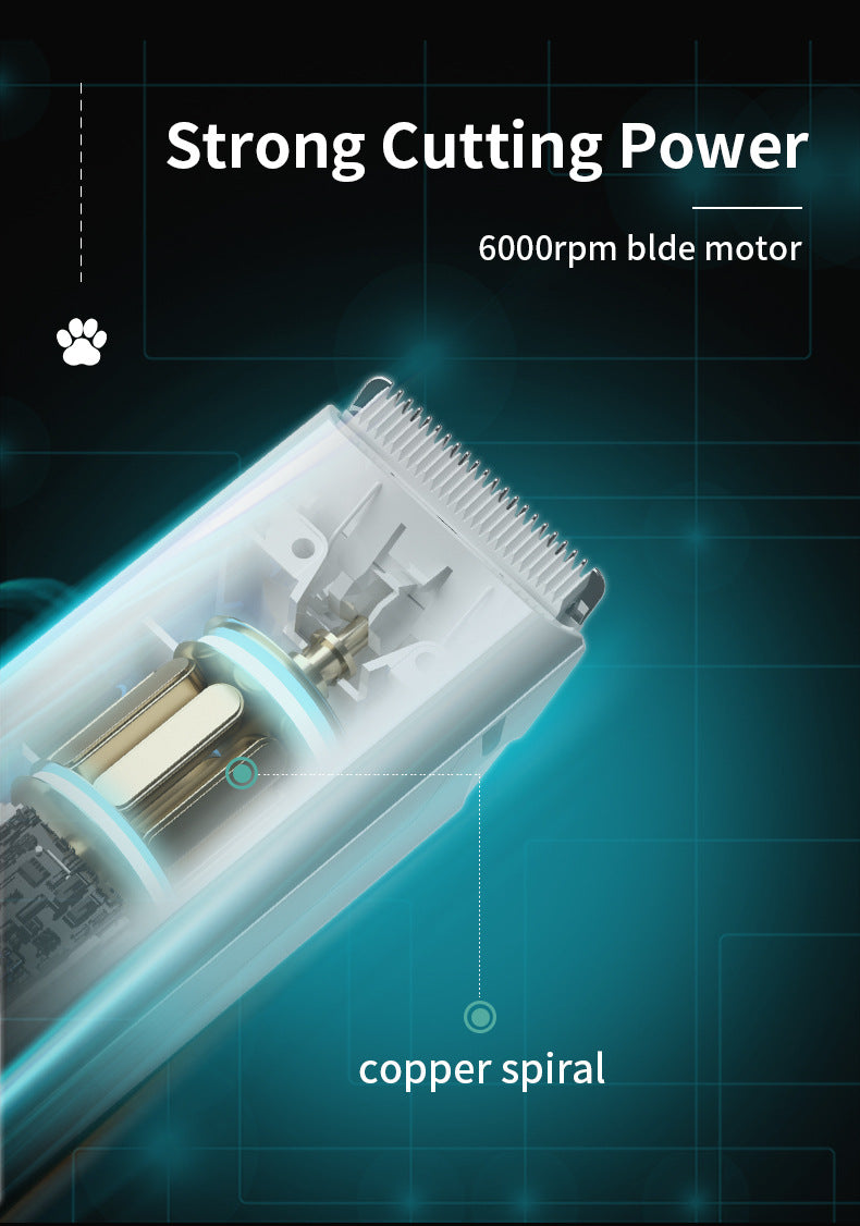 Rechargeable Waterproof Pet Hair Trimmer