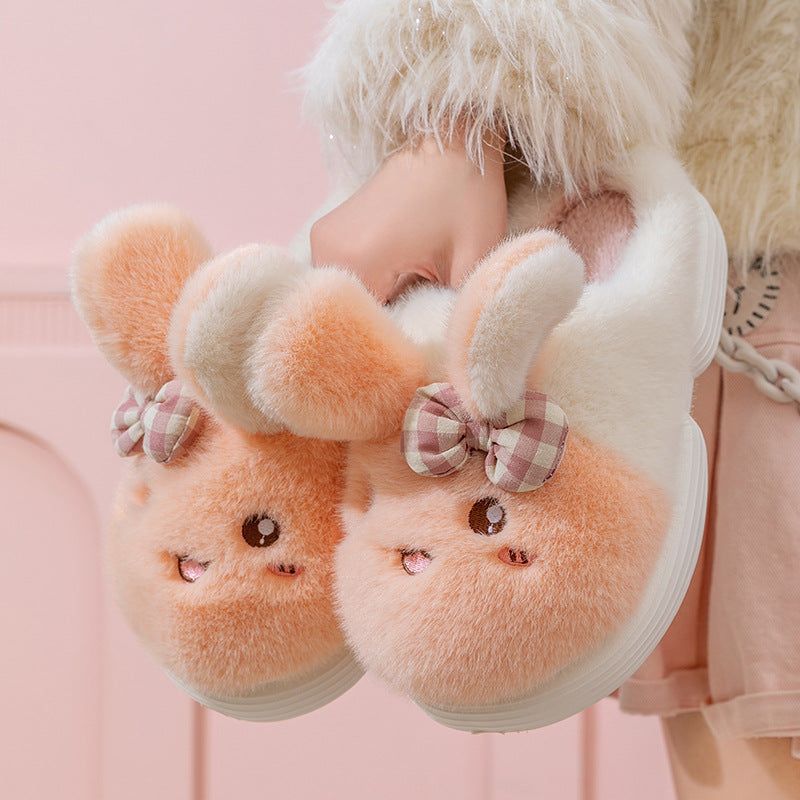 Cartoon Plush House Slippers