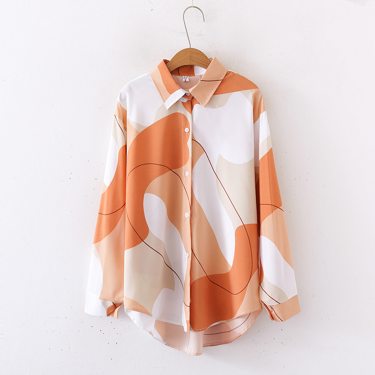 Floral Print Loose Collared Shirt