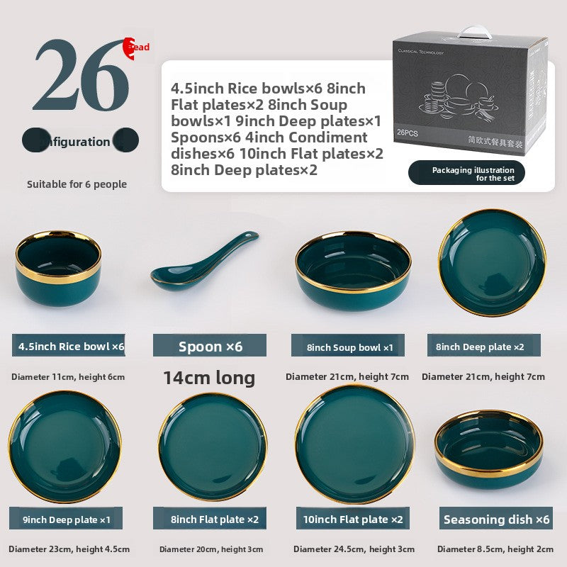 Nordic Ceramic Dinnerware