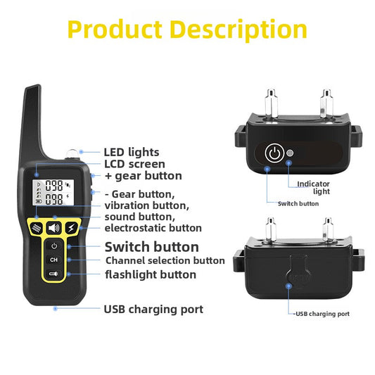Waterproof Remote Dog Training Collar