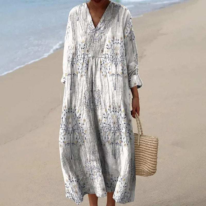 Women's Hooded Casual Loose Dress