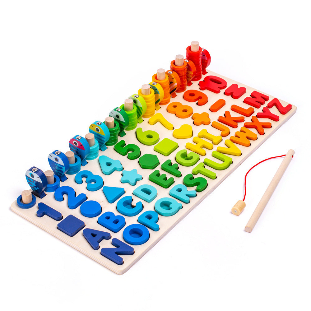 Wooden Magnetic Alphabet and Number Board