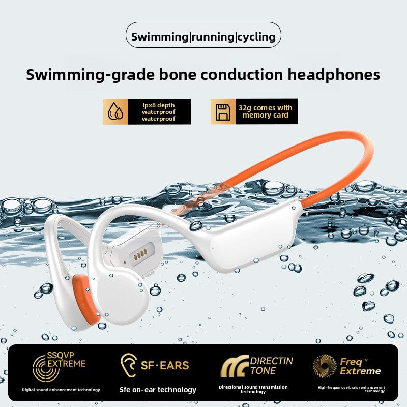 IPX8 Waterproof Bluetooth Headset
