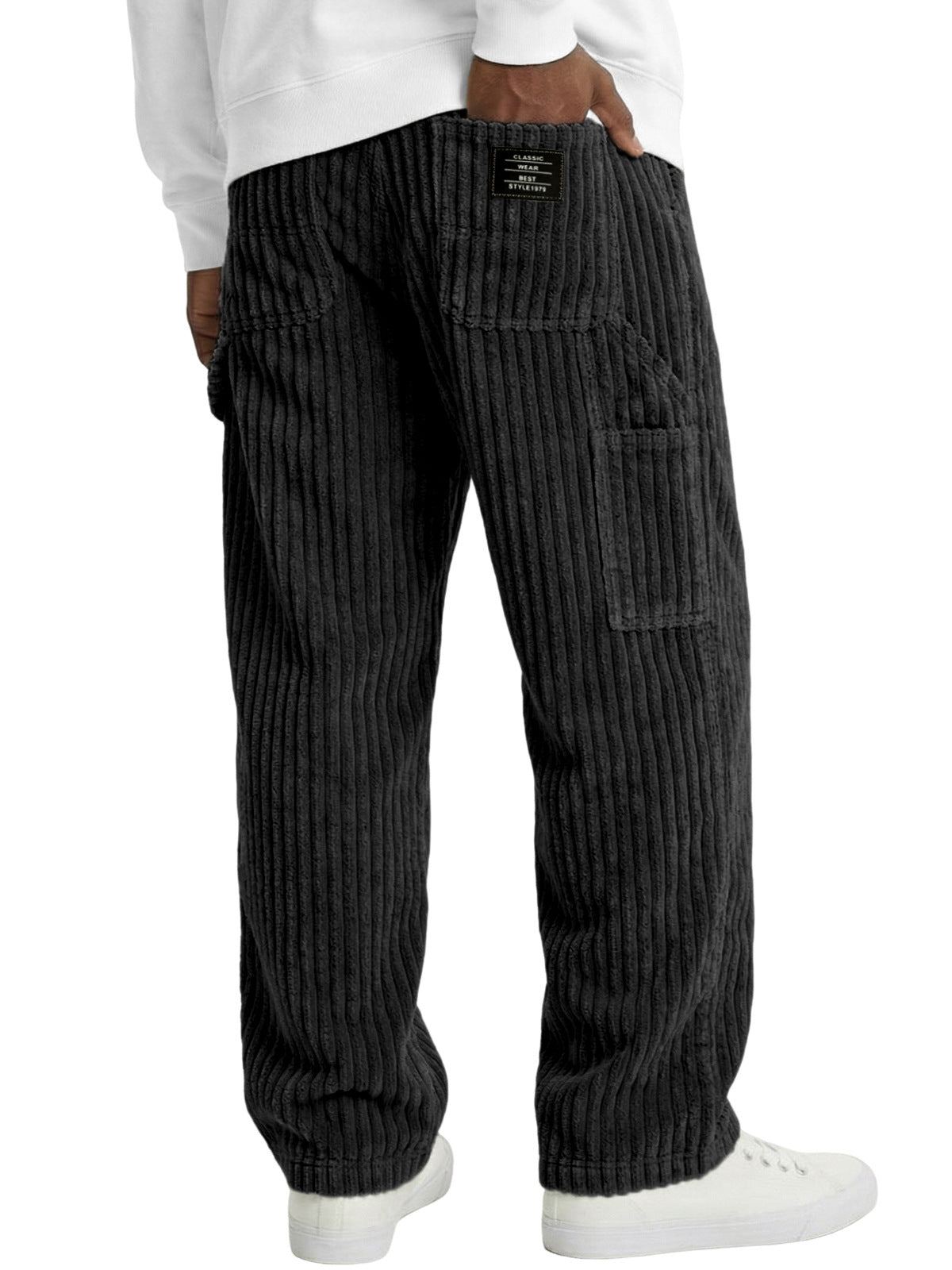 Men's Corduroy Straight-Fit Casual Pants