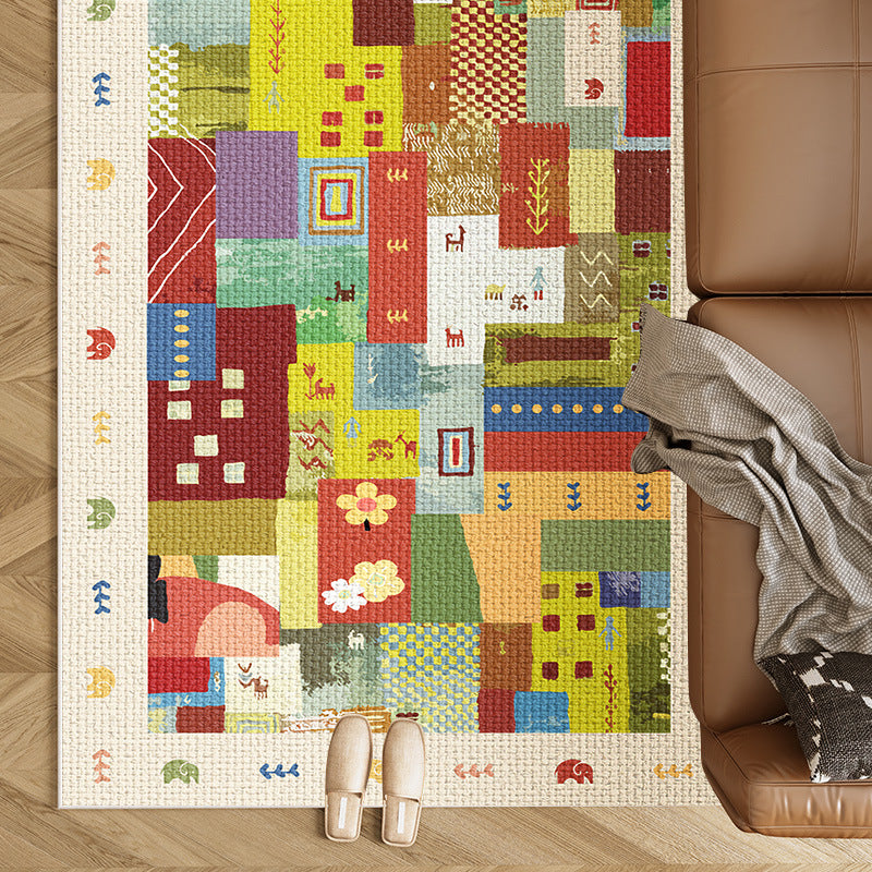 Printed Bohemian Area Rug