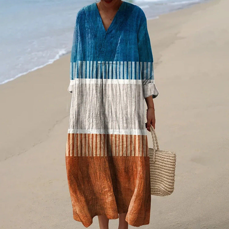 Women's Hooded Casual Loose Dress