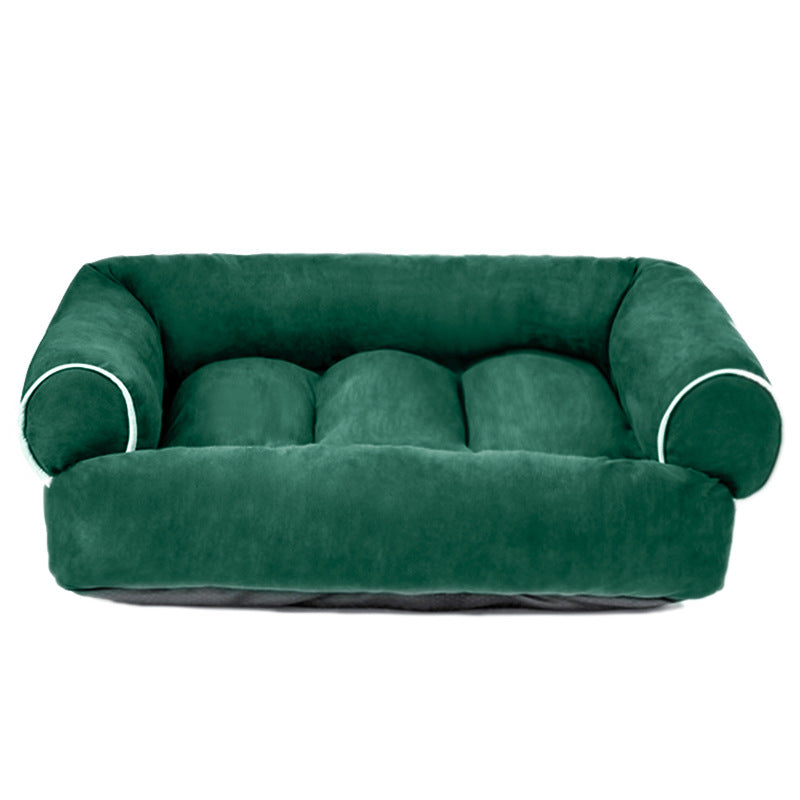 Deerskin Velvet Pet Dog Sofa Bed