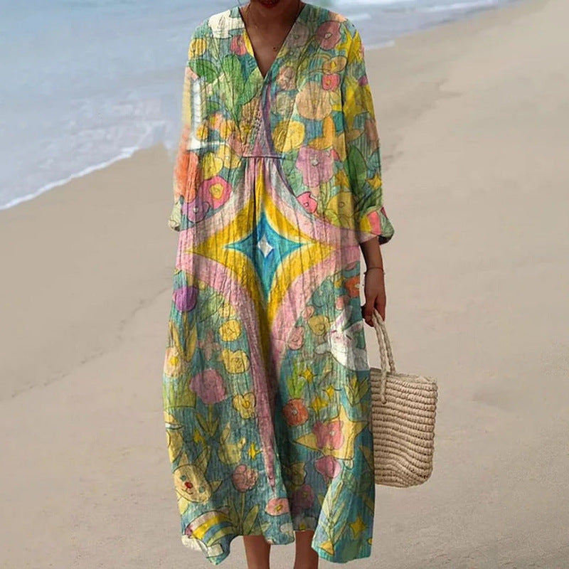 Women's Hooded Casual Loose Dress