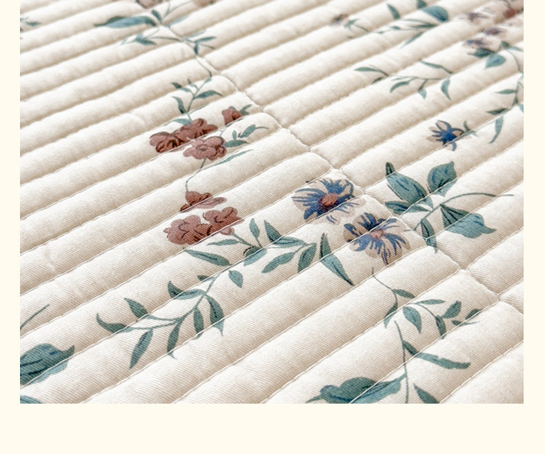 Quilted Cotton Anti-Slip Bed Cover