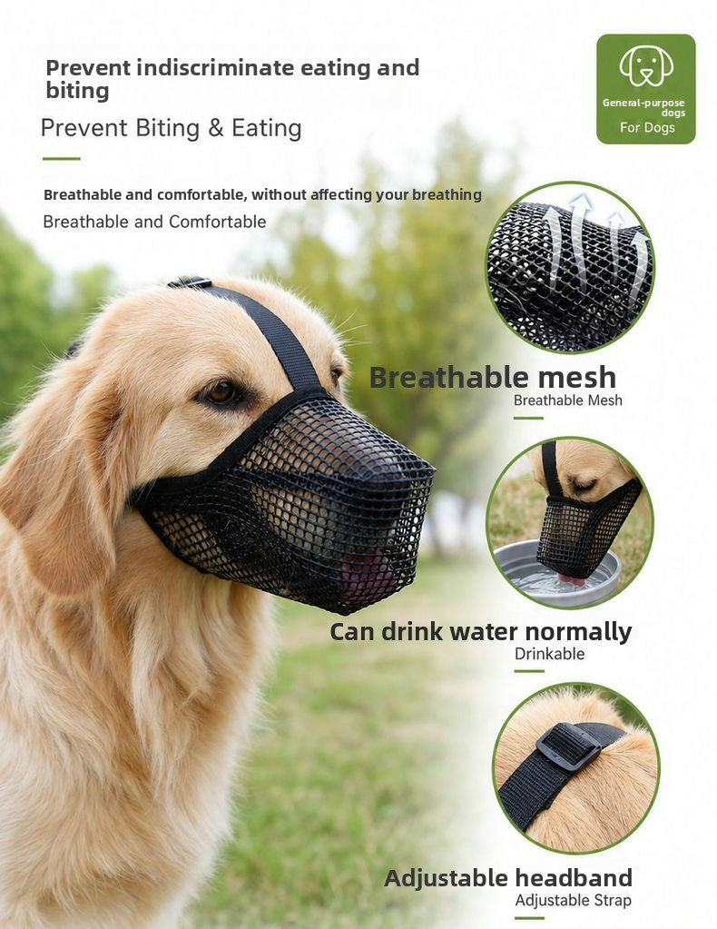 Breathable Mesh Dog Muzzle