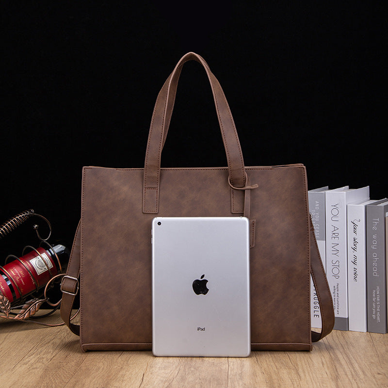 Men's Tote and Crossbody Laptop Bag