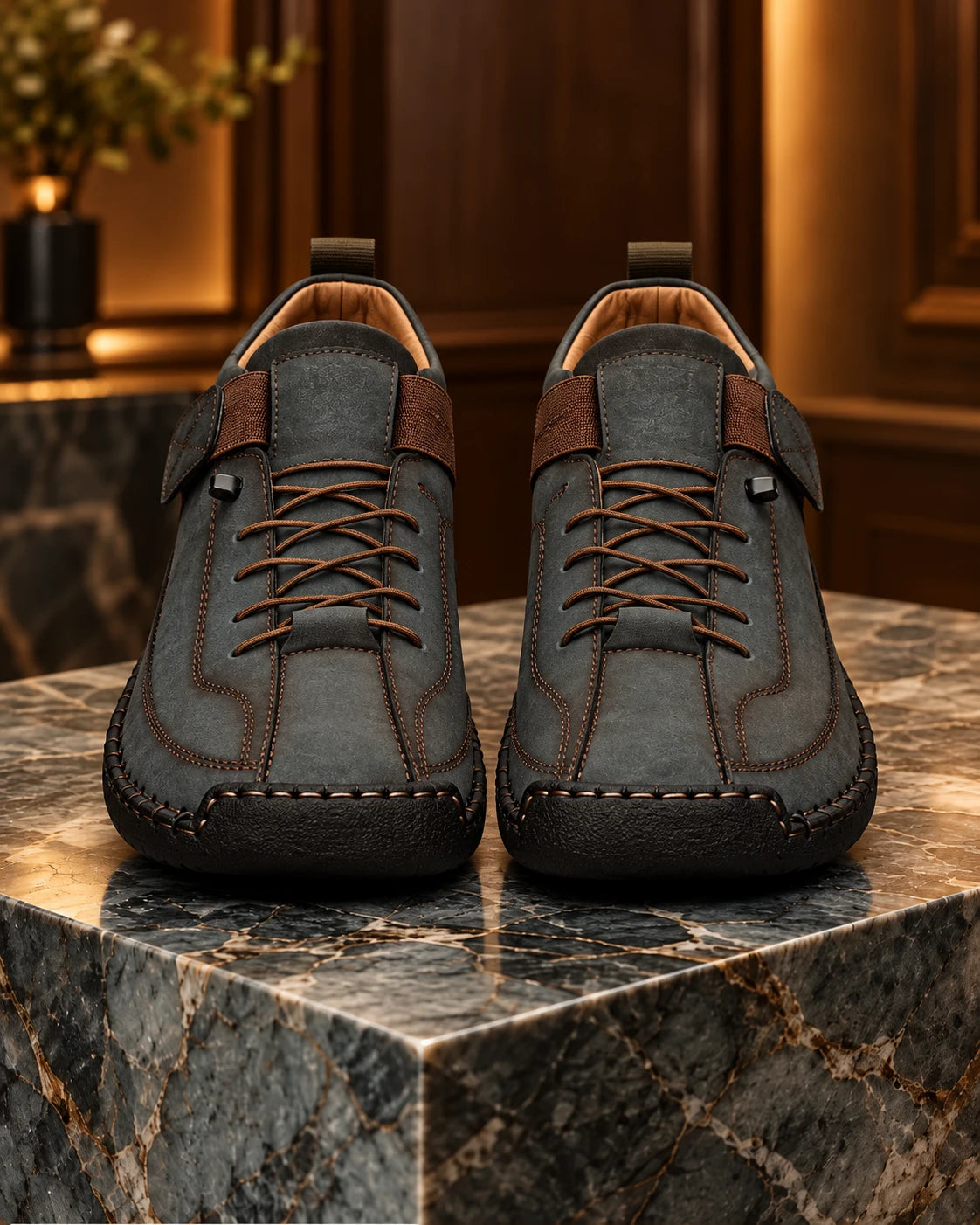 Men's Handmade Stitched Flat Shoes