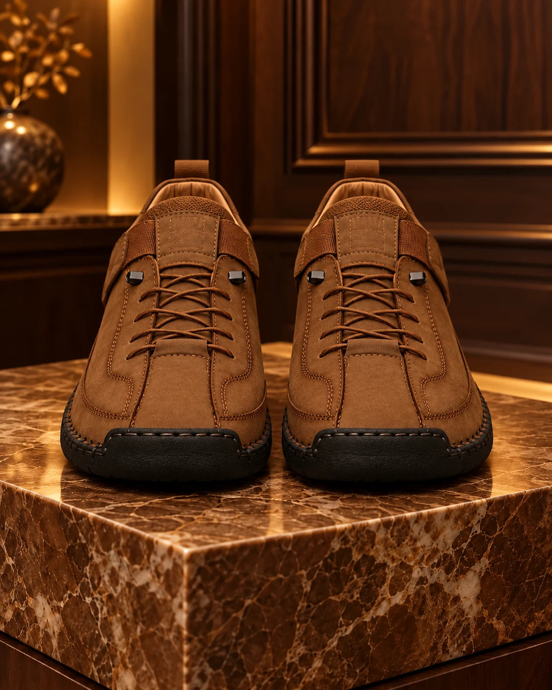 Men's Handmade Stitched Flat Shoes