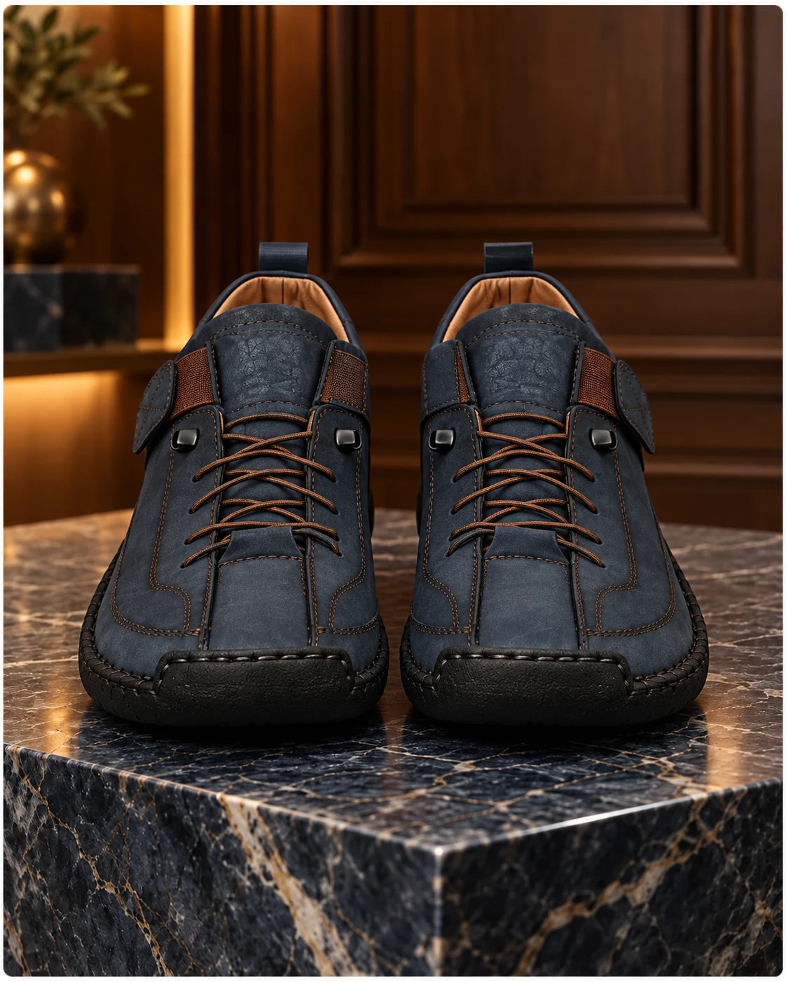 Men's Handmade Stitched Flat Shoes