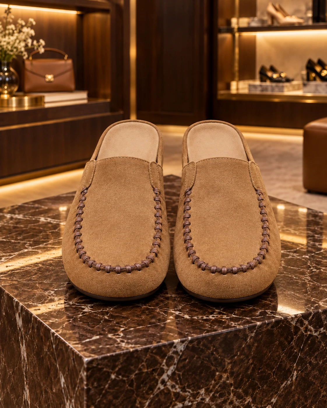 Casual Suede Slippers for Women