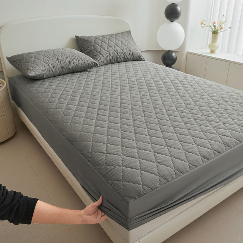 Waterproof Quilted Mattress Cover with Cotton Lining
