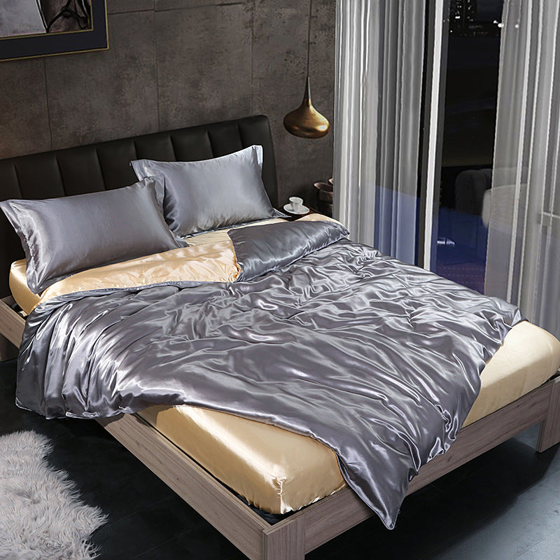 Reversible Satin Bedding Set